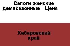 Сапоги женские демисезонные › Цена ­ 200 - Хабаровский край, Хабаровск г. Одежда, обувь и аксессуары » Женская одежда и обувь   . Хабаровский край